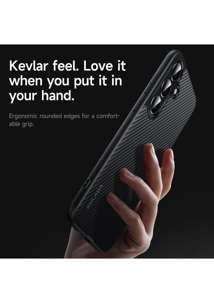 Samsung Galaxy S25 5g Için Kevlar Dokulu Pc Kılıfı (Yurt Dışından) modelleri