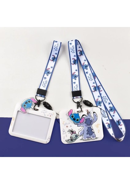 J Disney Stitch Minnie Mouse Kampüs Kart Seti Uzun Halat Rozeti Öğrenci Kartı Metro Kart Seti Çalışma Kartı Hediye (Yurt Dışından) fiyatları