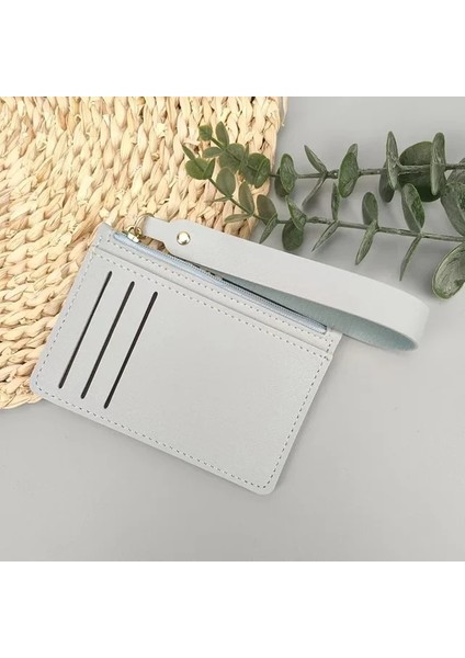 Mavi Ince Kartlıklı Cüzdan Organizatör Kadın Erkek Kartvizit Sahipleri Cüzdan Ince Banka Kredi Kartı Kimlik Kartları Kapak Bozuk Para Kesesi (Yurt Dışından)