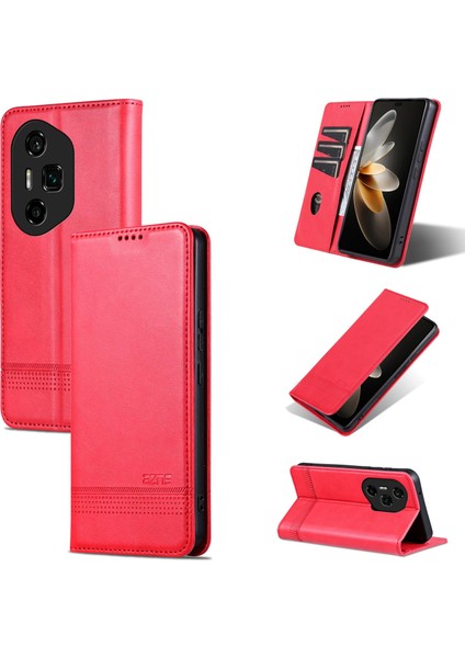 Honor 300 Ultra Için Manyetik Buzağı Dokulu Kılıf (Yurt Dışından)