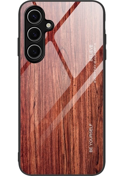 Samsung Galaxy S24 Fe 5g Için Ahşap Tahıl Gl Kılıf (Yurt Dışından)
