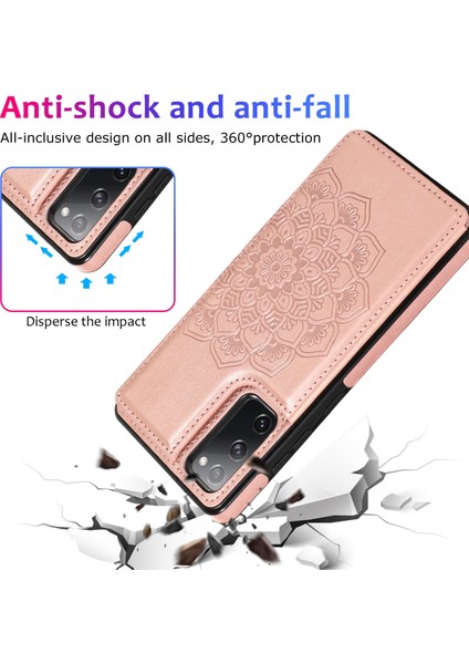 Samsung Galaxy S20 Fe Için Mandala Pu+Tpu Kılıf (Yurt Dışından) fırsatları