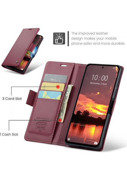 Redmi Note 14 5g Için Tokalı Deri Kılıf (Yurt Dışından) fiyatları