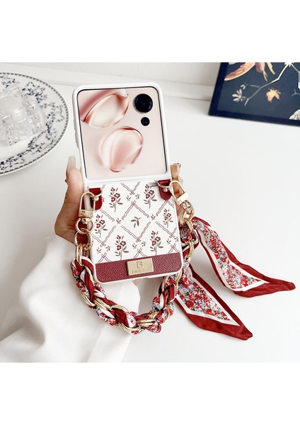 Honor Magic V Flip Için Şans Çiçeği Desenli Askı Kılıfı (Yurt Dışından) indirimleri