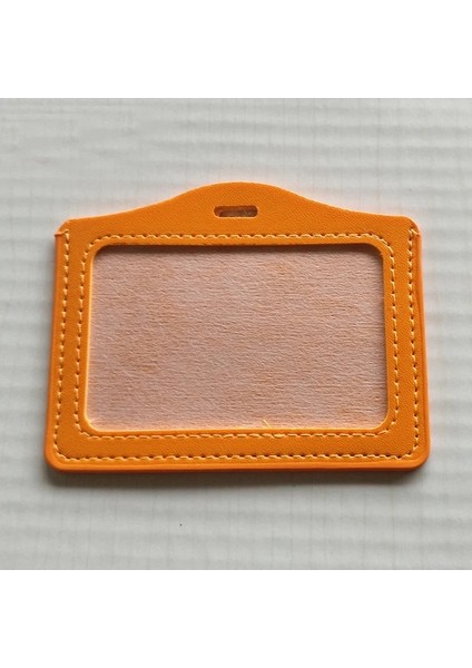 Turuncu Moda Kredi Kartı Tutucu Erkek Kadın Çocuk Öğrenci Ayarlanabilir Geri Çekilebilir Makaralı Isimlik Kimlik Kartı Adı Otobüs Kartı Rozeti Tutucu Kılıf (Yurt Dışından)