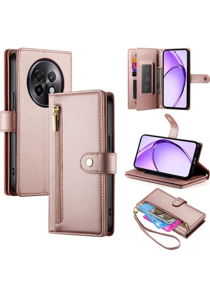 Realme 13+ Için Pu Telefon Kılıfı (Yurt Dışından)
