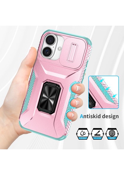 iPhone 16 Plus Için Sürgülü Camshid Tutucu Telefon Kılıfı (Yurt Dışından) indirimleri