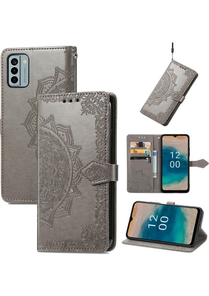 Nokia G22 Için Mandala Deri Kılıf (Yurt Dışından)