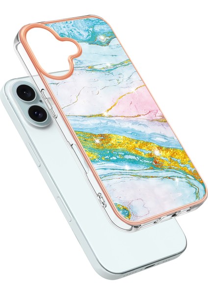 iPhone 16 Için Mermer Tpu Kılıf (Yurt Dışından) modelleri