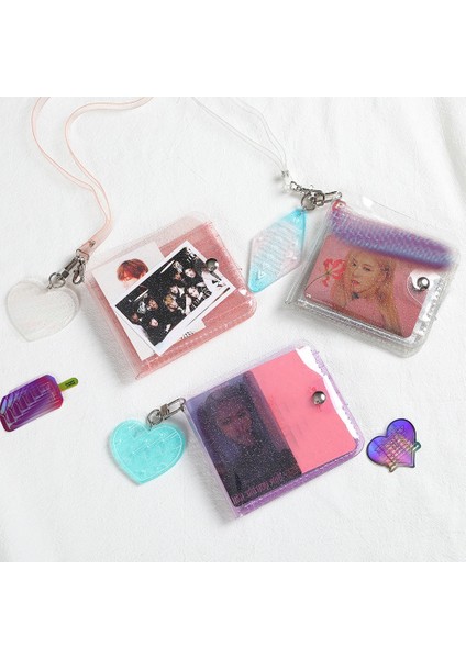 Mor Moda Şeffaf Kız Kart Cüzdan Pvc Su Geçirmez Şeffaf Küçük Bozuk Para Cüzdanı Kredi Iş Kimlik Kartı Tutucu Kese Kadınlar Için Hediye (Yurt Dışından) modelleri