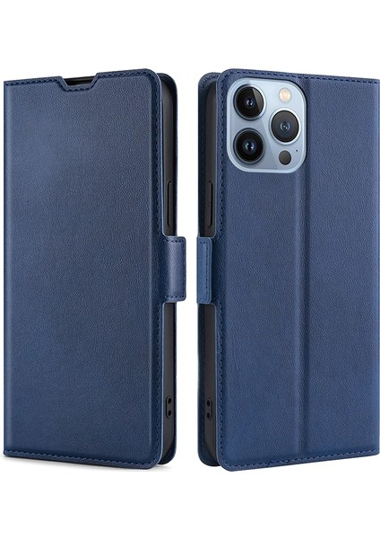 iPhone 14 Pro Max Için Ultra Ince Pu Kılıf (Yurt Dışından)