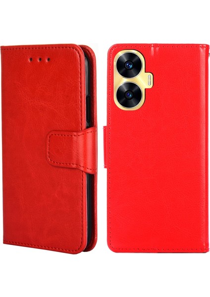 Realme C55 4g Için Pu Telefon Kılıfı (Yurt Dışından)