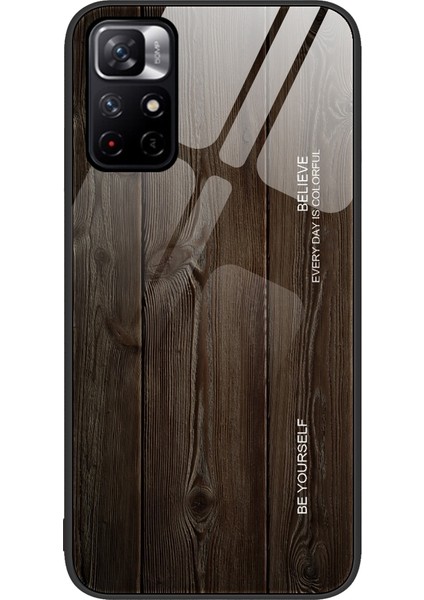 Xiaomi Redmi Note 11 5g/poco M4 Pro Için Ahşap Tahıl Kılıf (Yurt Dışından)