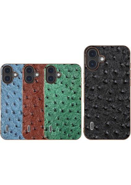 iPhone 16 Plus Için Abe Kaplama Devekuşu Dokulu Kılıf (Yurt Dışından) fiyatları