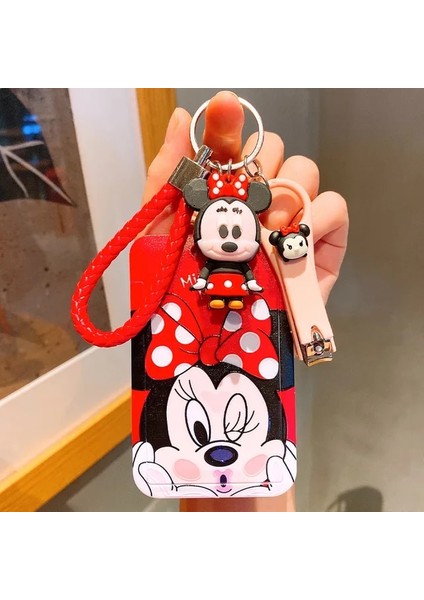 Stil 1 Disney Mickey Dikiş Kart Sahipleri Kadın Iş Kredi Kartı Tutucu Karikatür Banka Kimlik Sahipleri Rozeti Öğrenci Otobüs Kartı Kılıfı (Yurt Dışından)