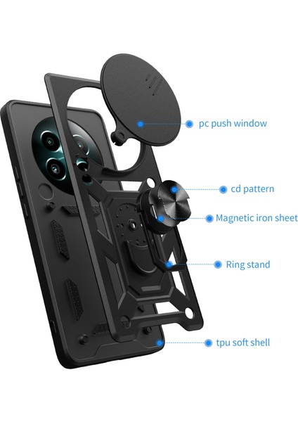 Realme 12+ 5g Global Için Kayar Kamera Tasarım Kılıfı (Yurt Dışından) modelleri