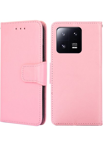 Xiaomi 13 Pro Için Kristal Dokulu Deri Kılıf (Yurt Dışından)