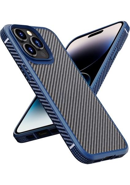 iPhone 14 Pro Için Ipaky Karbon Fiber Dokulu Pc+Tpu Kılıf (Yurt Dışından) fiyatları