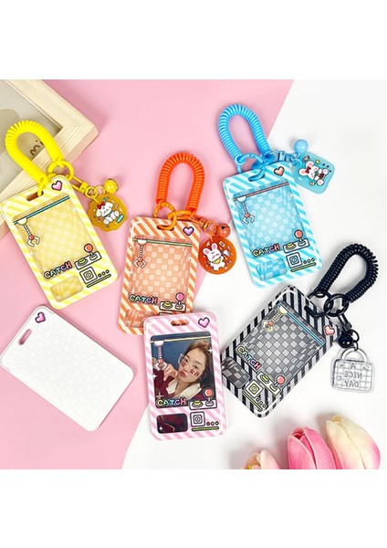 Turuncu 2023 Yeni Kart Tutucu Kapak Fotocard Tutucu Fotoğraf Ekran Tutucu Otobüs Kartı Kılıfı Koruyucu Klasik Kimlik Kartı Kol Kimlik Kartı Kılıfı (Yurt Dışından) modelleri