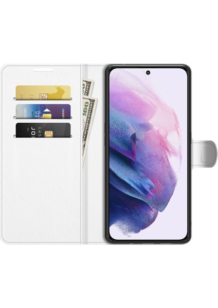 Samsung S22 Litchi Doku Çevirme Koruyucu Tpu Kılıf Galaxy S22 5g Için (Yurt Dışından) modelleri