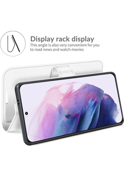 Samsung S22 Litchi Doku Çevirme Koruyucu Tpu Kılıf Galaxy S22 5g Için (Yurt Dışından) indirimleri