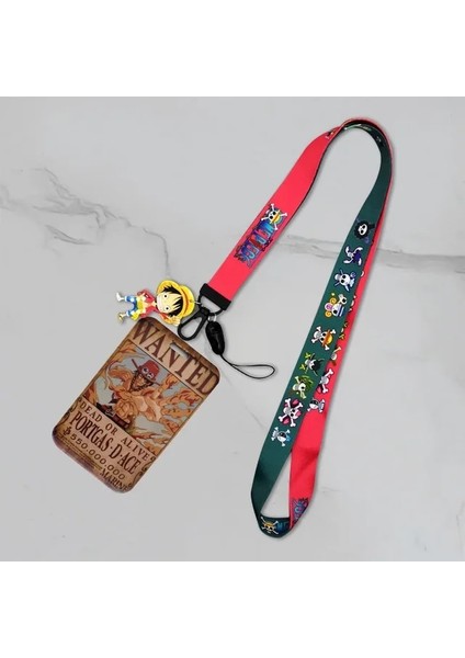 Hz-18 1 Takım Anime Tek Parça Aranıyor Kimlik Kartı Tutucu Şekil Koleksiyonu Luffy Nika Roger Kılıfları Kart Kordon Anahtar Kordon Rozeti (Yurt Dışından)