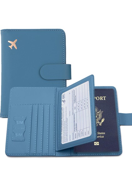 Pembe Pasaport Kapağı Pu Deri Erkek Kadın Kredi Kartı Tutucu Kılıf Cüzdan Koruyucu Kapak Kılıf Seyahat Pasaport Tutucu Kalemlik (Yurt Dışından) fırsatları