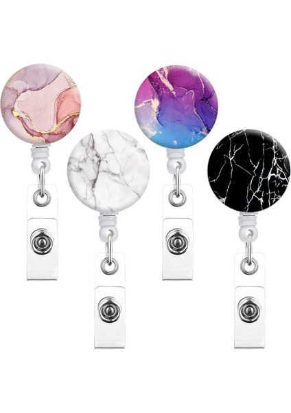 Siyah (1 Adet) Kimlik Etiketi Için Ebru Rozeti Makarası Geri Çekilebilir Uzunluk Yaka Kartı Tutucu Aksesuarları Klipler Çalışma Izni Çalışan Geçiş Kartı Makaraları (Yurt Dışından) fiyatları