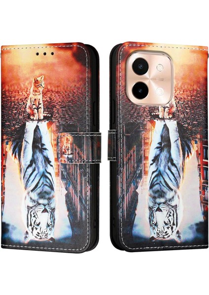 Vivo Y28 4g Için Boyama Deri Telefon Kılıfı (Yurt Dışından) fırsatları