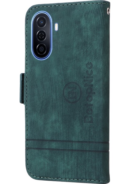 Huawei Nova Y70 / Y70 Plus / Keyfini Çıkarın 50 Için Tokalı Pu Kılıf (Yurt Dışından) modelleri