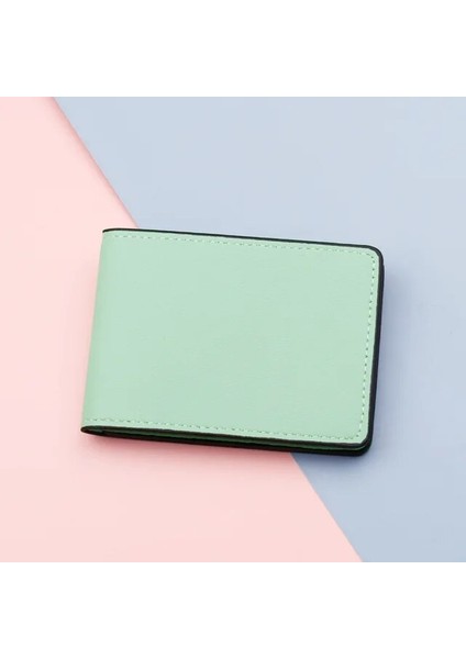 Yeşil Ultra Ince Otomatik Sürücü Belgesi Çantası Yapay Pu Araba Sürüş Belgeleri Için Kapak Üzerinde Kimlik Kartı Tutucu Çanta Cüzdan Kılıf Kart Sahibinin (Yurt Dışından)