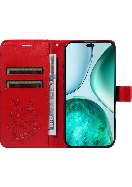 Honor X8C 4g Global Için Kabartmalı Deri Kılıf (Yurt Dışından) fırsatları