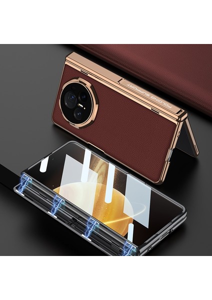 Honor Magic V3 Için Gkk Manyetik Katlama Deri Telefon Kılıfı (Yurt Dışından) modelleri