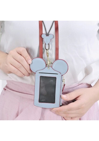 Stil 9 Disney Karikatür Kart Kimlik Depolama Otobüs Tutucu Kılıf Mickey Mouse Kart Çalışma Sertifikası Kordon Çanta Para Kartı Cüzdan (Yurt Dışından) fiyatları