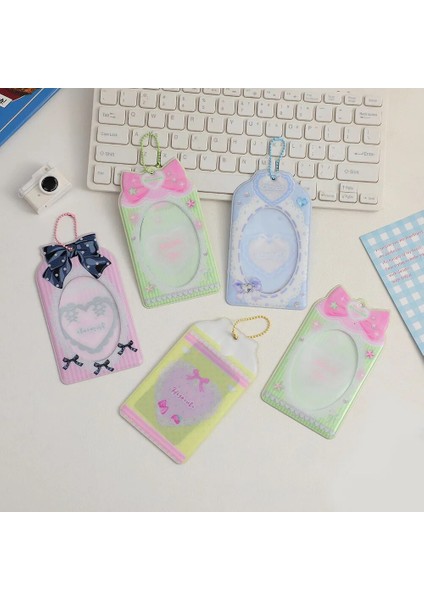 Kapak Kpop Fotoğraf Kartı Tutucu Ilmek Baskı Fotoğraf Kartları Koruyucu Anahtarlık Fotoğraf Cebi Idol Fotoğraf Kollu Ins Karikatür Kart Kılıfı (Yurt Dışından) fiyatları