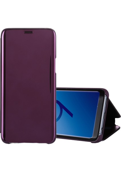 Samsung Galaxy S9+ Için Elektrokaplama Ayna Pu Kılıf (Yurt Dışından)
