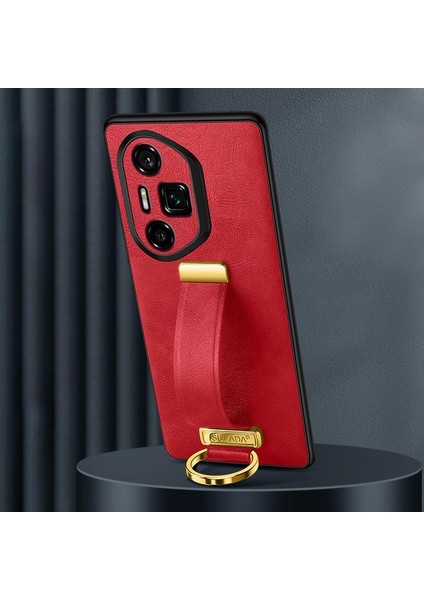 Honor 300 Ultra Için Sulada Pc Hibrit Pu Doku Telefon Kılıfı (Yurt Dışından)