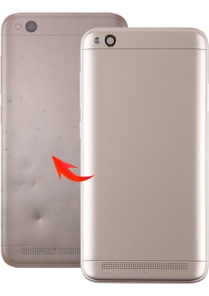 Xiaomi Redmi 5 Için Kamera Lensi ve Yan Tuşlarla Arka Kapak (Yurt Dışından)