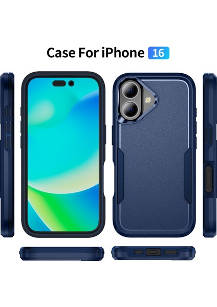 iPhone 16 Için Ağır Hizmet Pc + Tpu Kılıfı (Yurt Dışından) indirimleri