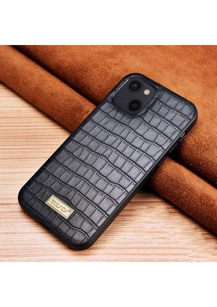 iPhone 13 Için Sulada Timsah Dokulu Tpu Kılıf (Yurt Dışından) fiyatları