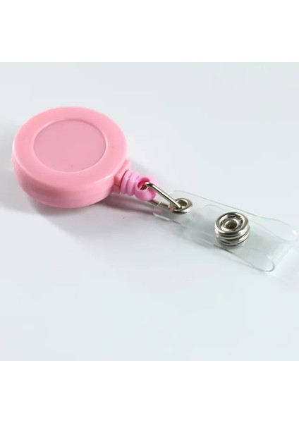 Pembe 1 Adet Şeffaf Kart Tutucu Öğrenci Otobüsü Kart Kapağı Geri Çekilebilir Rozet Tutucu Kadın Erkek Iş Kredi Kartları Banka Kimlik Kartı Kılıfı (Yurt Dışından)