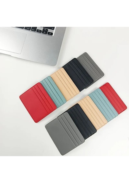 Sütlü 1 Adet Pu Deri Kimlik Kartı Tutucu Şeker Renk Banka Kredi Kartı Kutusu Çok Yuvalı Ince Kart Durumda Cüzdan Kadın Erkek Kartvizit Kapağı (Yurt Dışından) fiyatları