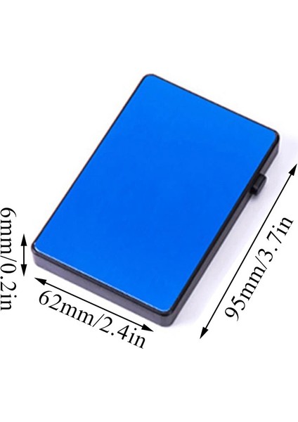 Siyah Renkli Ince Erkek Alüminyum + Plastik Rfid Kart Cüzdanı Ince Pop Up Kimlik Rfid Kart Sahibinin Adam Için Metal Kart Kutusu Kadınlar Için Kadın (Yurt Dışından) indirimleri