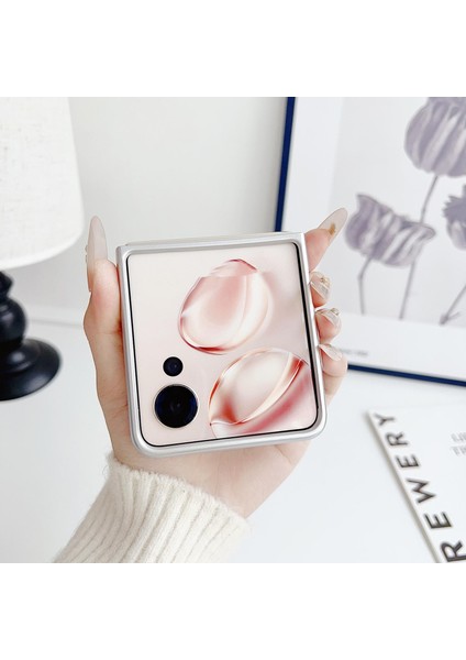 Honor Magic V Flip Için Ayna Polka Dot Pc Kılıfı (Yurt Dışından) modelleri