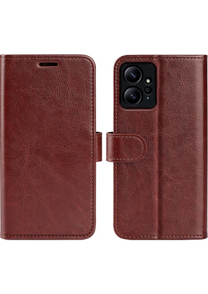 Redmi Note 12 4g Global Için R64 Dokulu Deri Kılıf (Yurt Dışından)