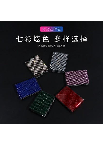 06 2022NEW Oto Sürücü Lisansı Sahibi Kartvizitlik Unisex Bling Araba-Belgeler Tasarımcı Kare Seyahat Cüzdanı Kapakları (Yurt Dışından) indirimleri