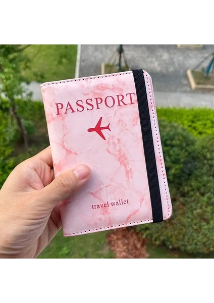 Mor Kazımayı Adı Seyahat Kişiselleştirilmiş Pasaport Kapağı Düzlem Basit Kadın Erkek Seyahat Cüzdanı Özel Isimler Düğün Pasaport Çantası Çiftler Hediye (Yurt Dışından) fırsatları