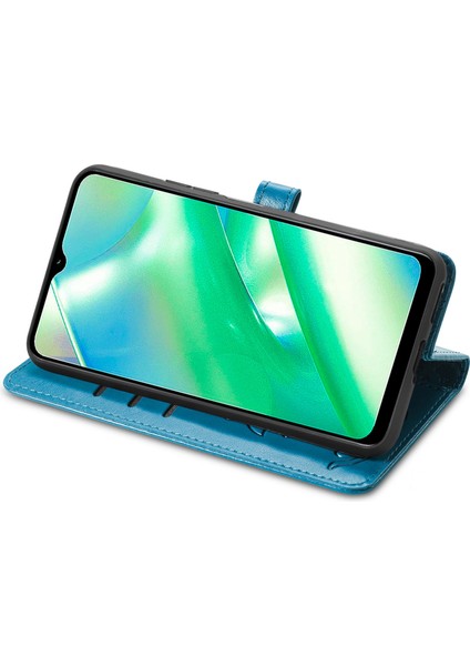 Realme C33 Için Kedi ve Köpek Kabartmalı Deri Kılıf (Yurt Dışından) fırsatları