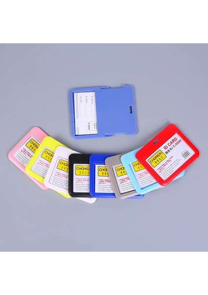 Yeşil 1 Adet Plastik Kart Kapağı Iş Rozeti Kimlik Kredi Kartı Tutucu Koruyucu Kılıf Moda Öğrenci Otobüsü Kimlik Kartı Kapak Tutucu Çanta Kılıfı (Yurt Dışından) fırsatları