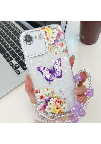 iPhone 16E Için Bileklik Tpu Telefon Kılıfı (Yurt Dışından)